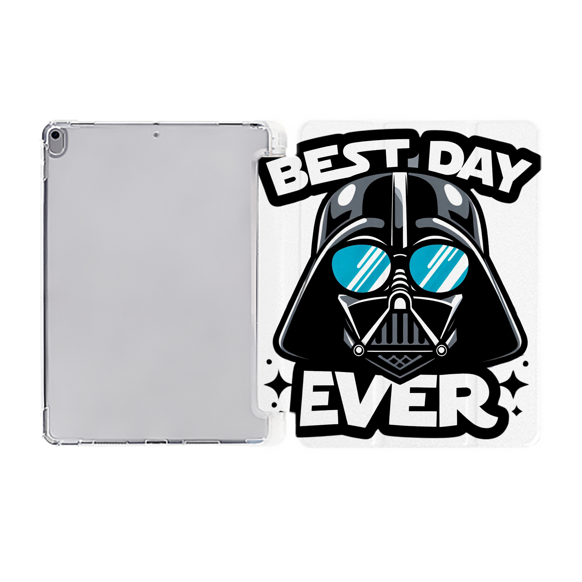 （画像用） スター・ウォーズ Star Wars IPad ケース ペン収納付き 三つ折りスタンド PUレザー×シリコン 対応機種9.5/10.5/10.9インチ